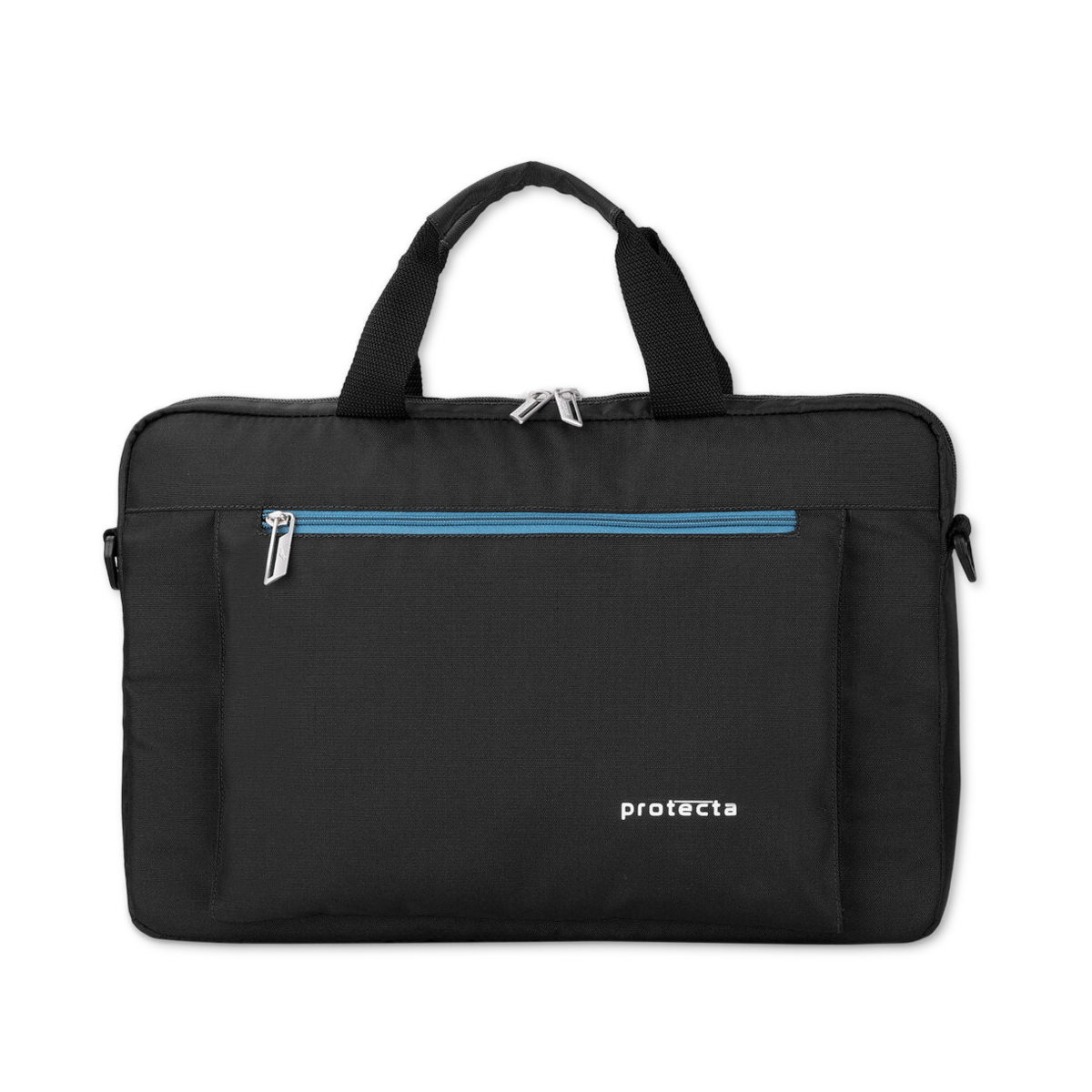 Black-Blue | Protecta Headquarter Lite Slim Office Laptop Bag-Main