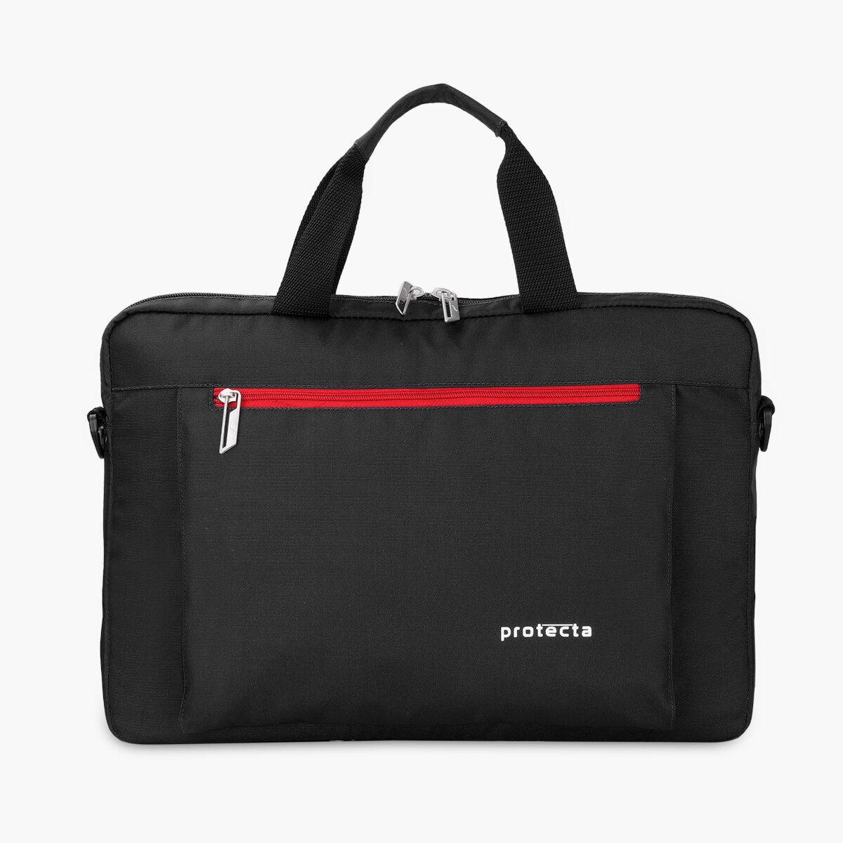 Black-Red | Protecta Headquarter Lite Slim Office Laptop Bag-Main