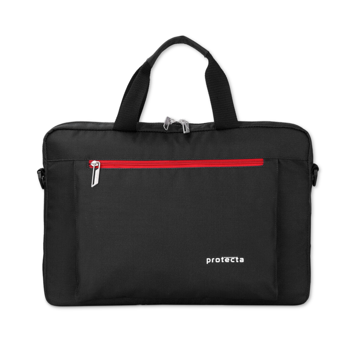 Black-Red | Protecta Headquarter Lite Slim Office Laptop Bag-Main