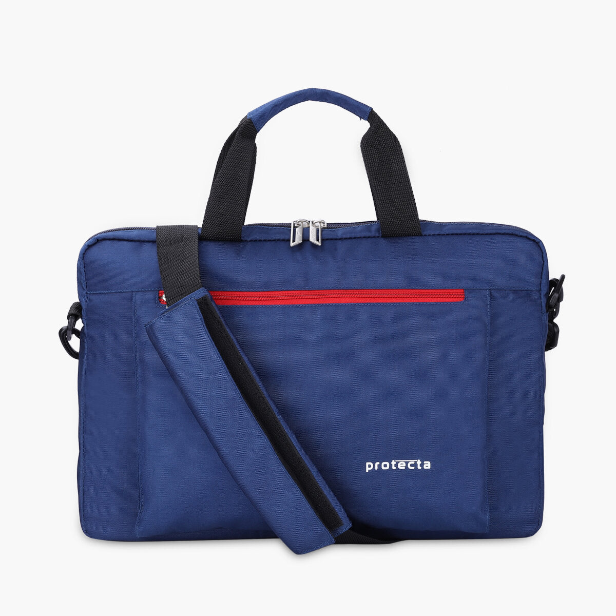 Navy-Red | Protecta Headquarter Lite Slim Office Laptop Bag-4