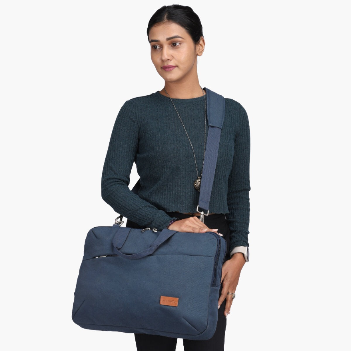 Blue | Protecta High Pedestal Office Laptop Bag - 5