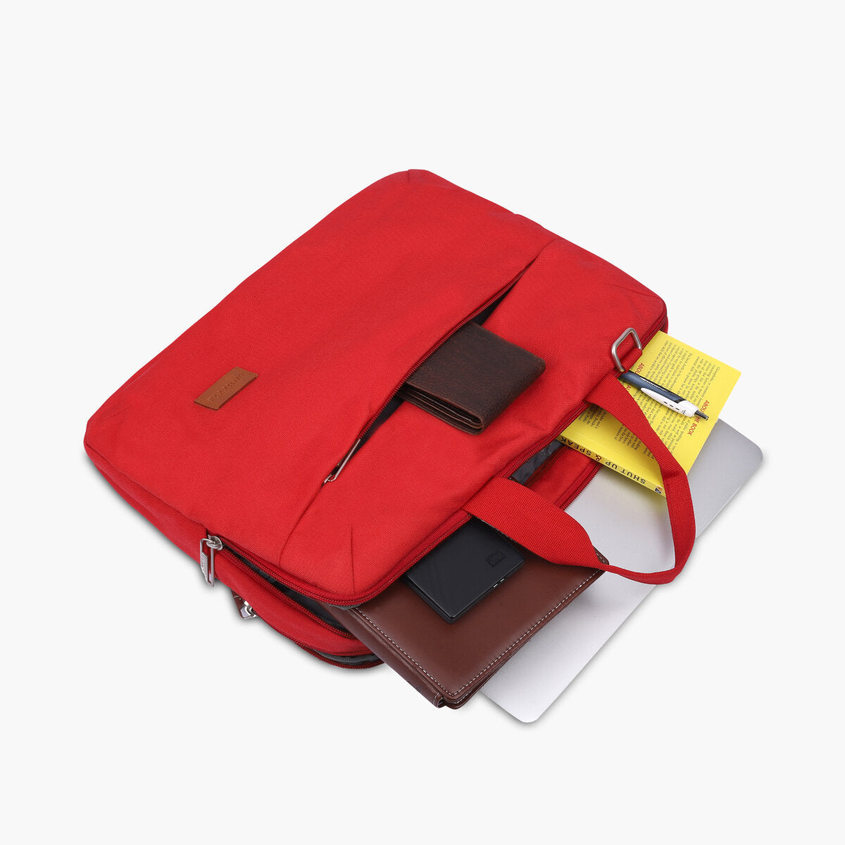 Red | Protecta High Pedestal Office Laptop Bag - 1