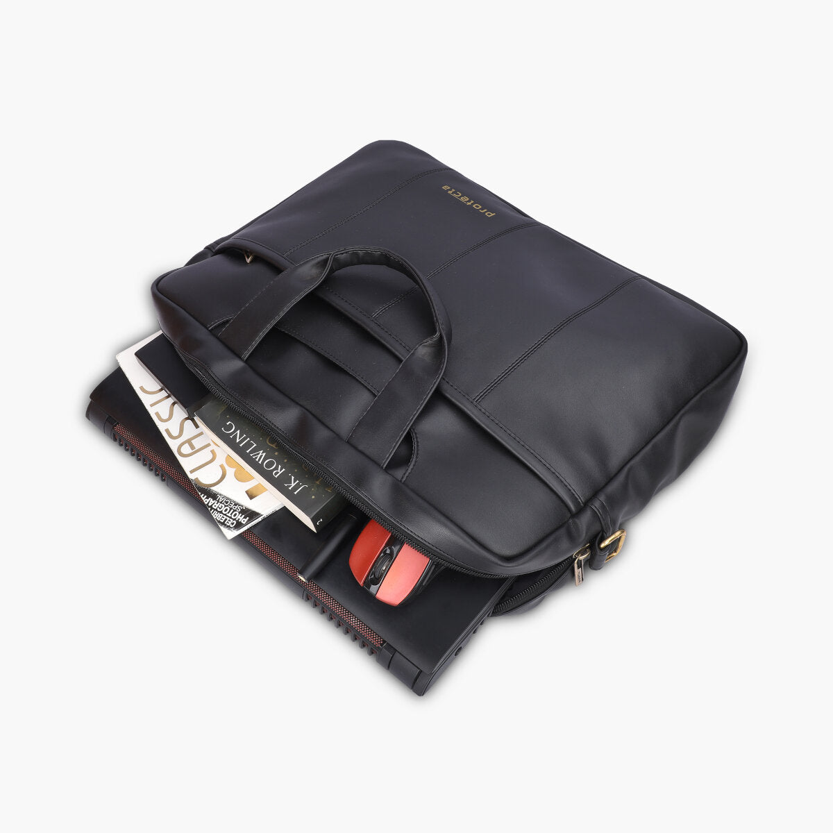 Black | Protecta Higher Ground Premium Office Laptop Bag-1