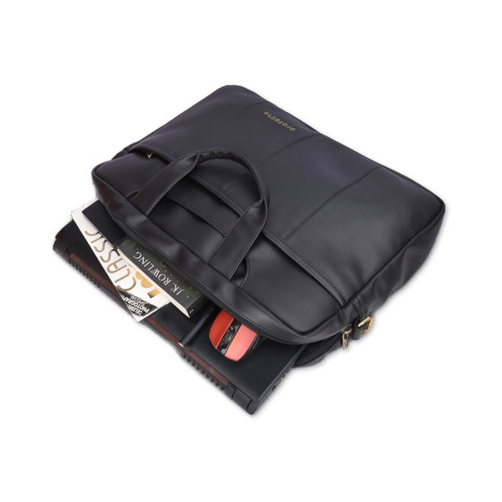 Black | Protecta Higher Ground Premium Office Laptop Bag-1