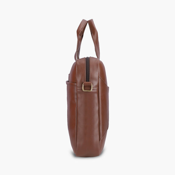 Brown | Protecta Higher Ground Premium Office Laptop Bag-4