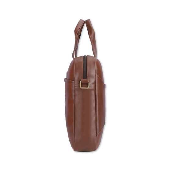 Brown | Protecta Higher Ground Premium Office Laptop Bag-4