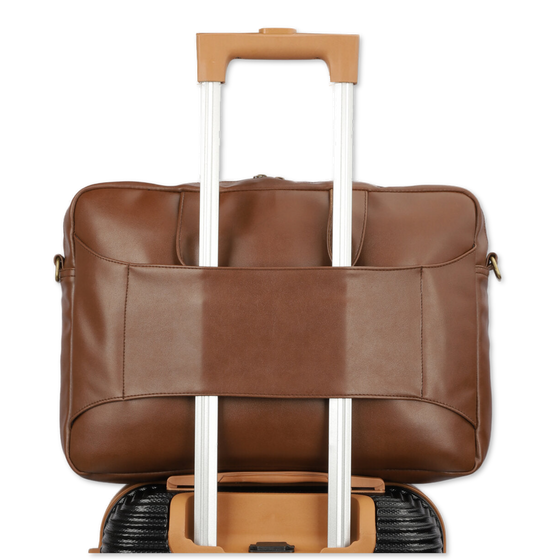 Brown | Protecta Higher Ground Premium Office Laptop Bag-9