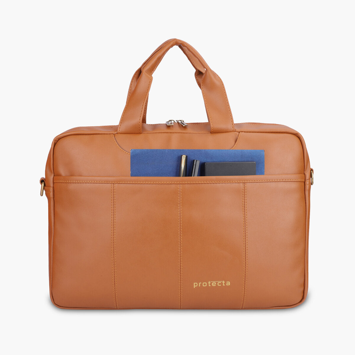 Tan | Protecta Higher Ground Premium Office Laptop Bag-4