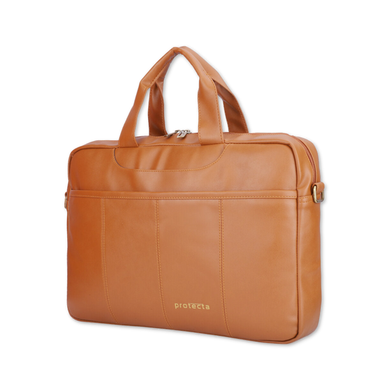 Tan | Protecta Higher Ground Premium Office Laptop Bag-2