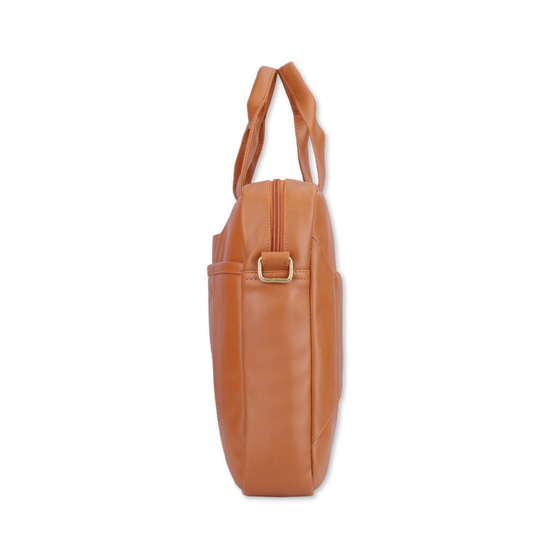 Tan | Protecta Higher Ground Premium Office Laptop Bag-3