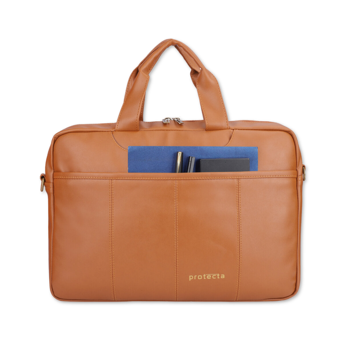 Tan | Protecta Higher Ground Premium Office Laptop Bag-4