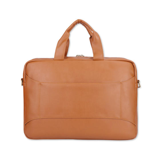Tan | Protecta Higher Ground Premium Office Laptop Bag-5