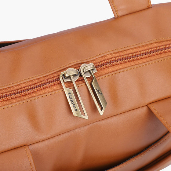 Tan | Protecta Higher Ground Premium Office Laptop Bag-6