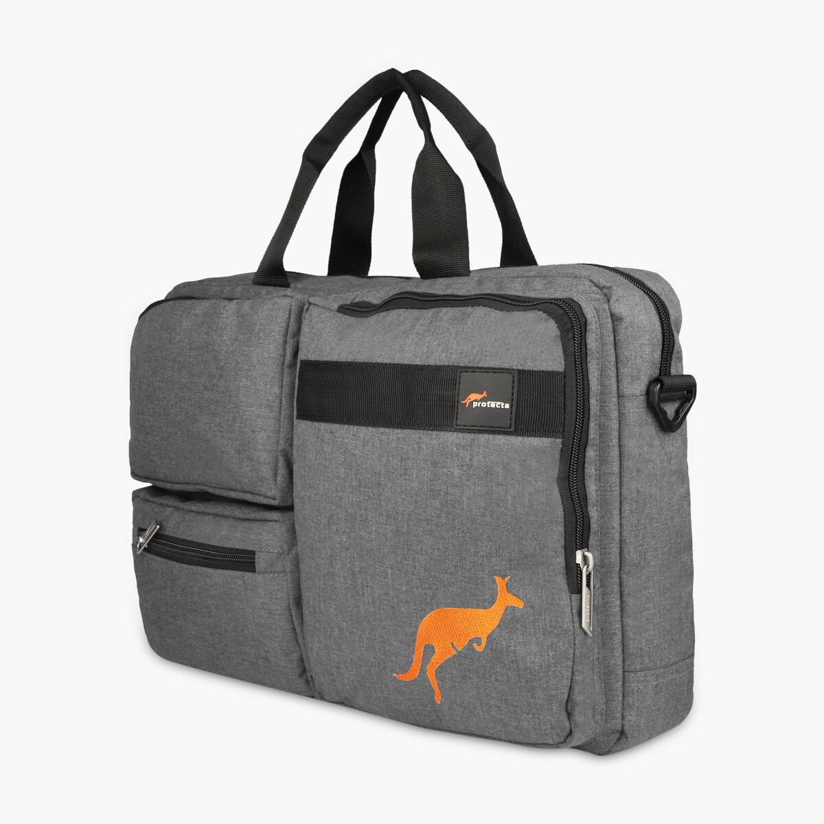 Stone Grey, Protecta Leap Laptop Office Bag-2