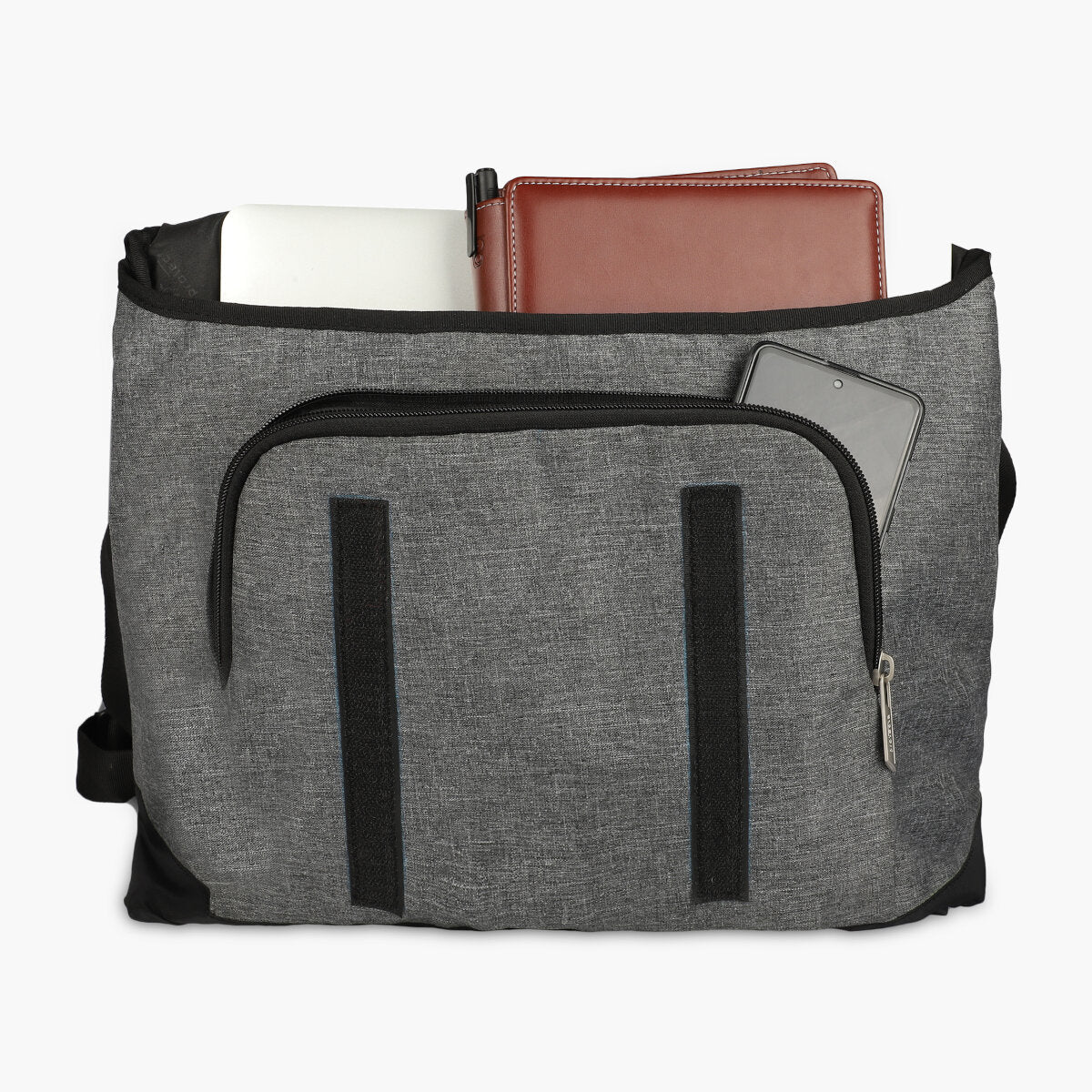 Stone Grey, Protecta Leap Laptop Office Messenger Bag-1
