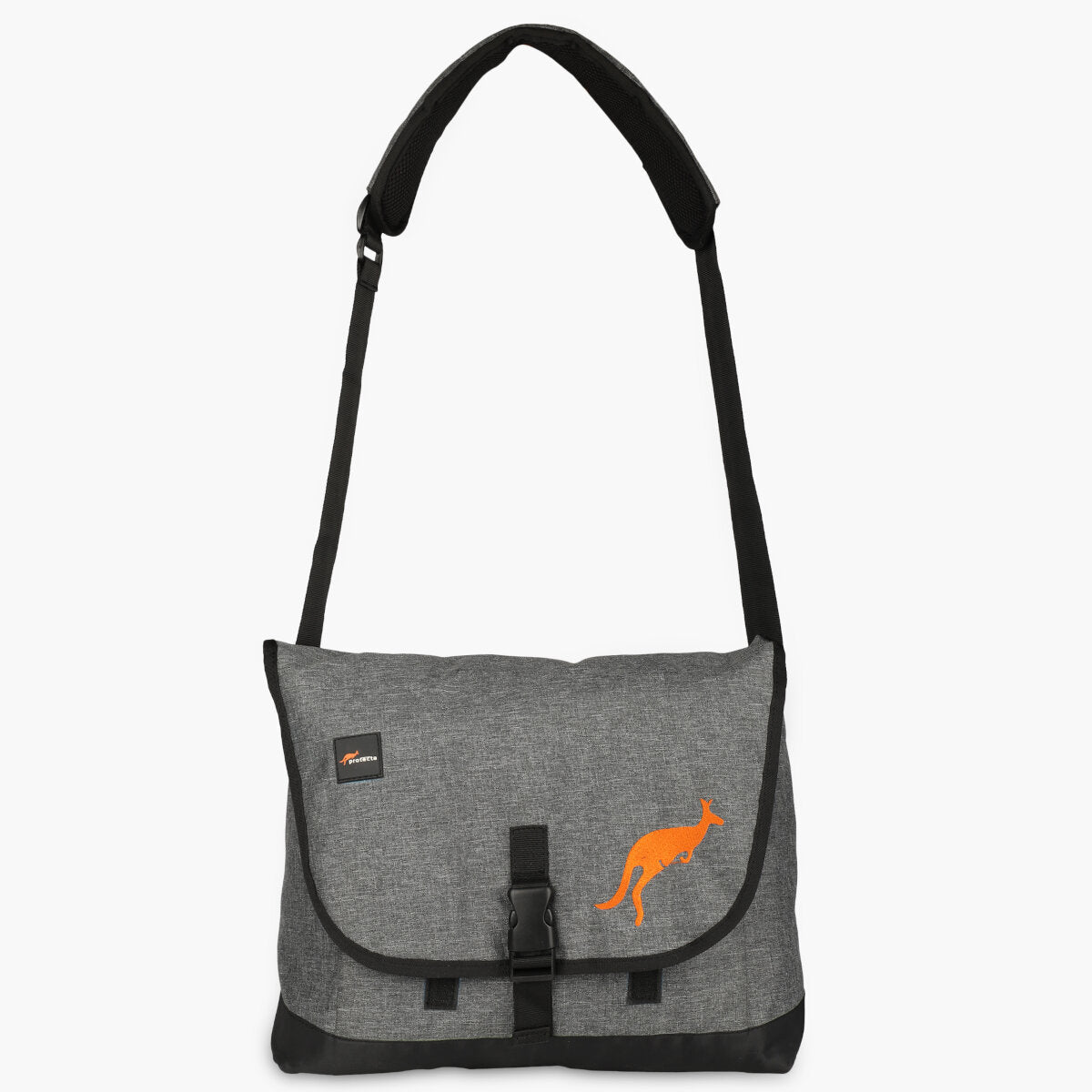 Stone Grey, Protecta Leap Laptop Office Messenger Bag-4