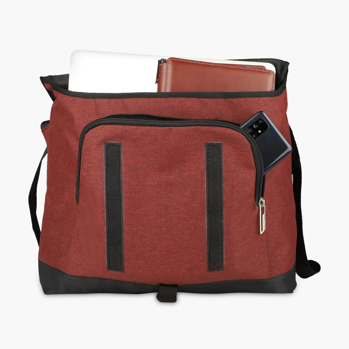 Rust Red, Protecta Leap Laptop Office Messenger Bag-Main