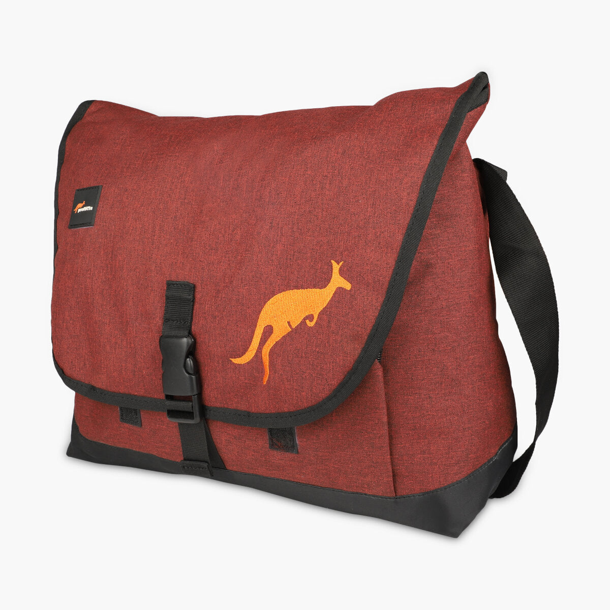 Rust Red, Protecta Leap Laptop Office Messenger Bag-2