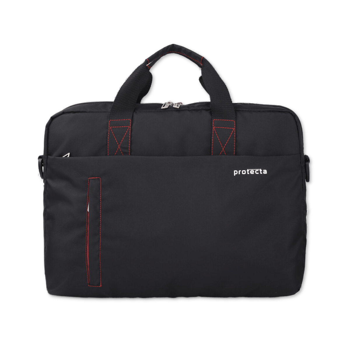 Black Red, Protecta Momentum Laptop Office Bag-Main