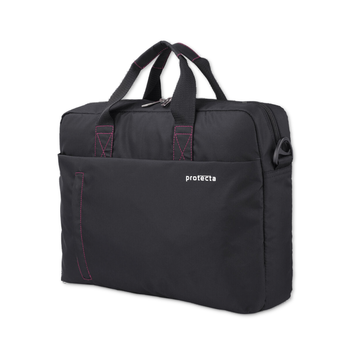 Black Pink, Protecta Momentum Laptop Office Bag-2