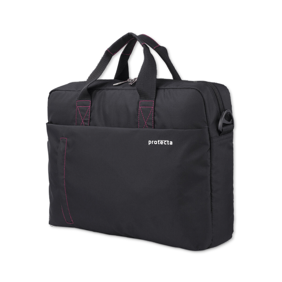 Black Pink, Protecta Momentum Laptop Office Bag-2