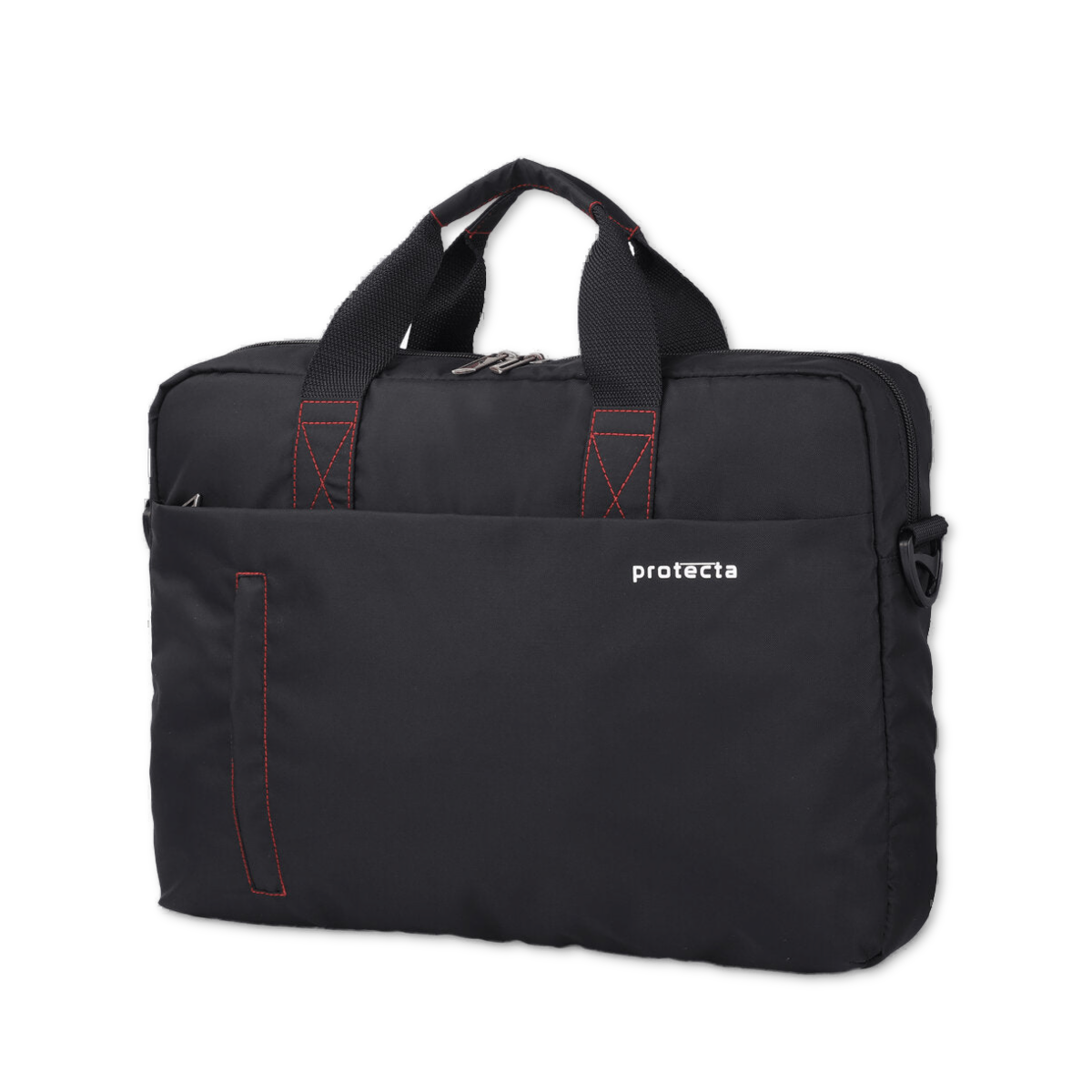 Black Red, Protecta Momentum Laptop Office Bag-2