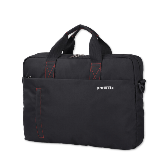 Black Red, Protecta Momentum Laptop Office Bag-2