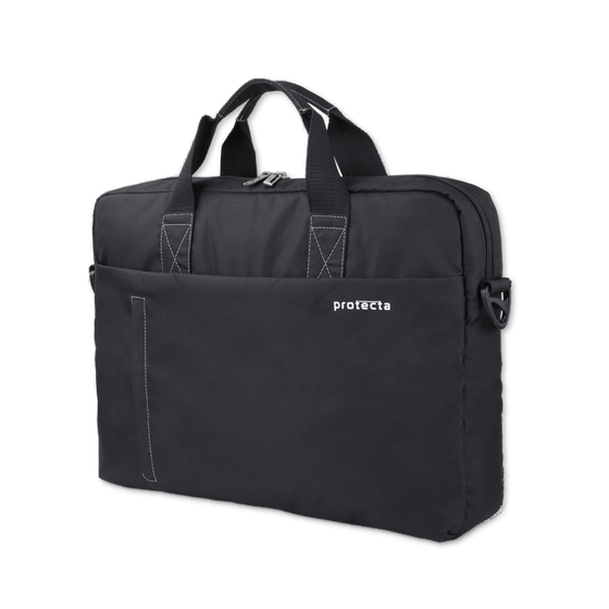 Black Green, Protecta Momentum Laptop Office Bag-2