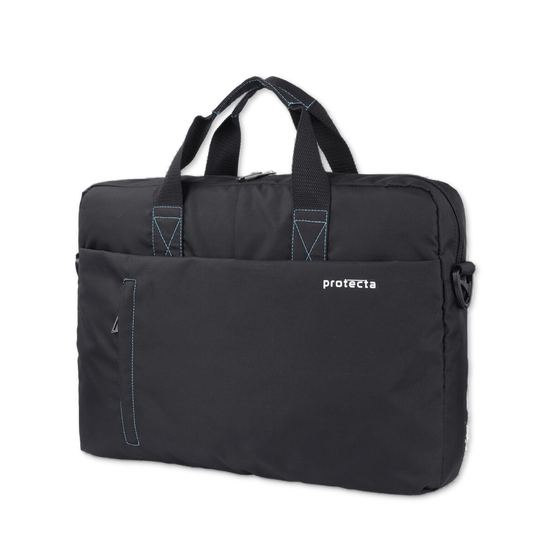 Black Blue, Protecta Momentum Laptop Office Bag-2