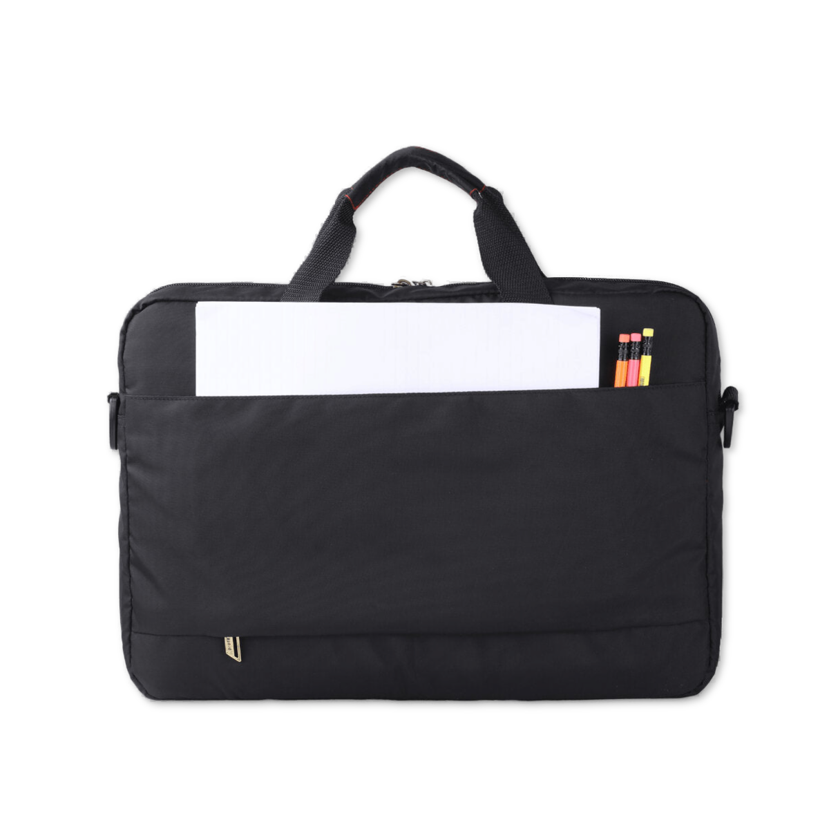 Black Red, Protecta Momentum Laptop Office Bag-4