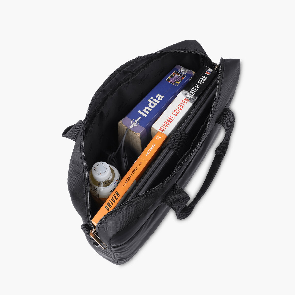 Black, Protecta Momentum Laptop Office Bag-4