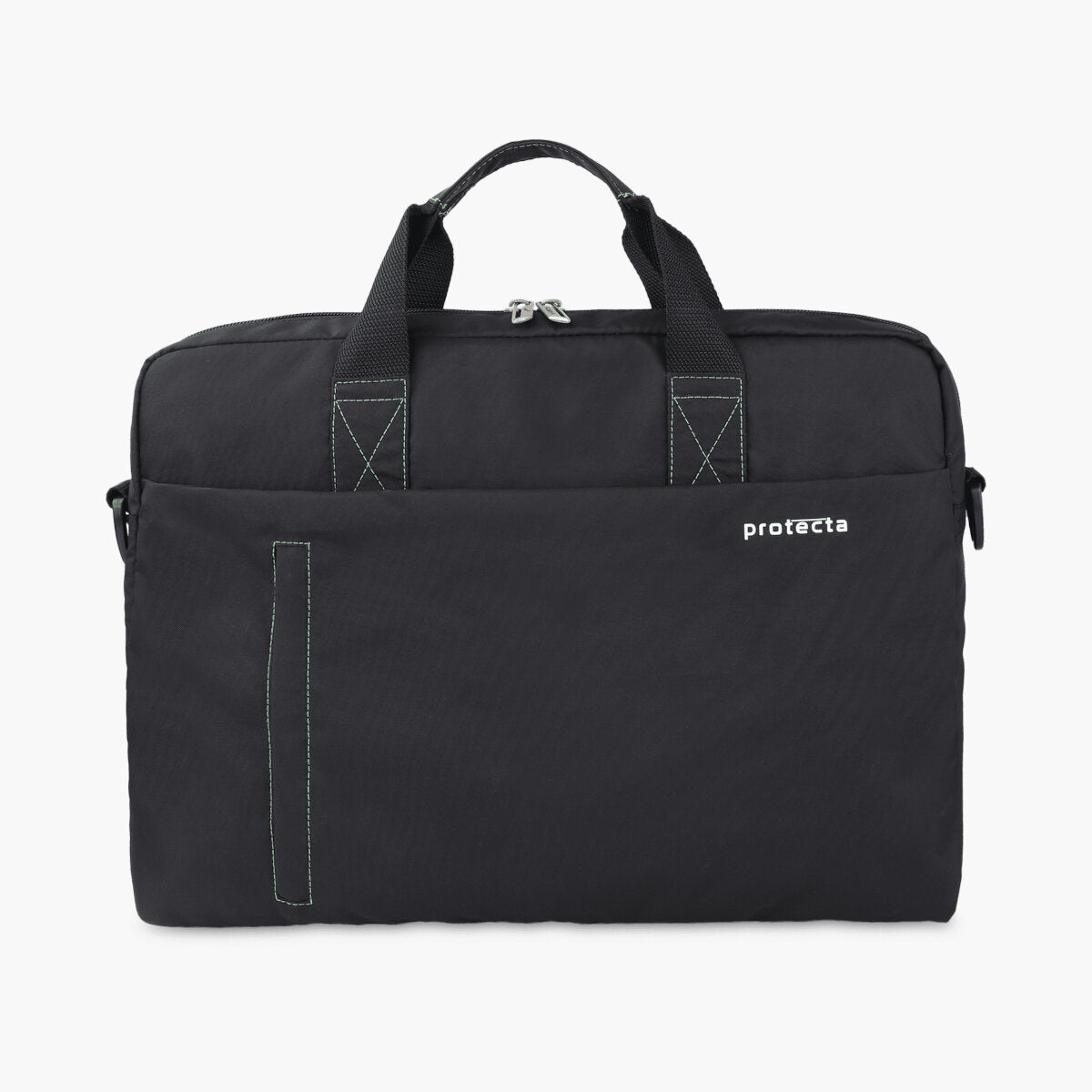Black Green, Protecta Momentum Laptop Office Bag-Main