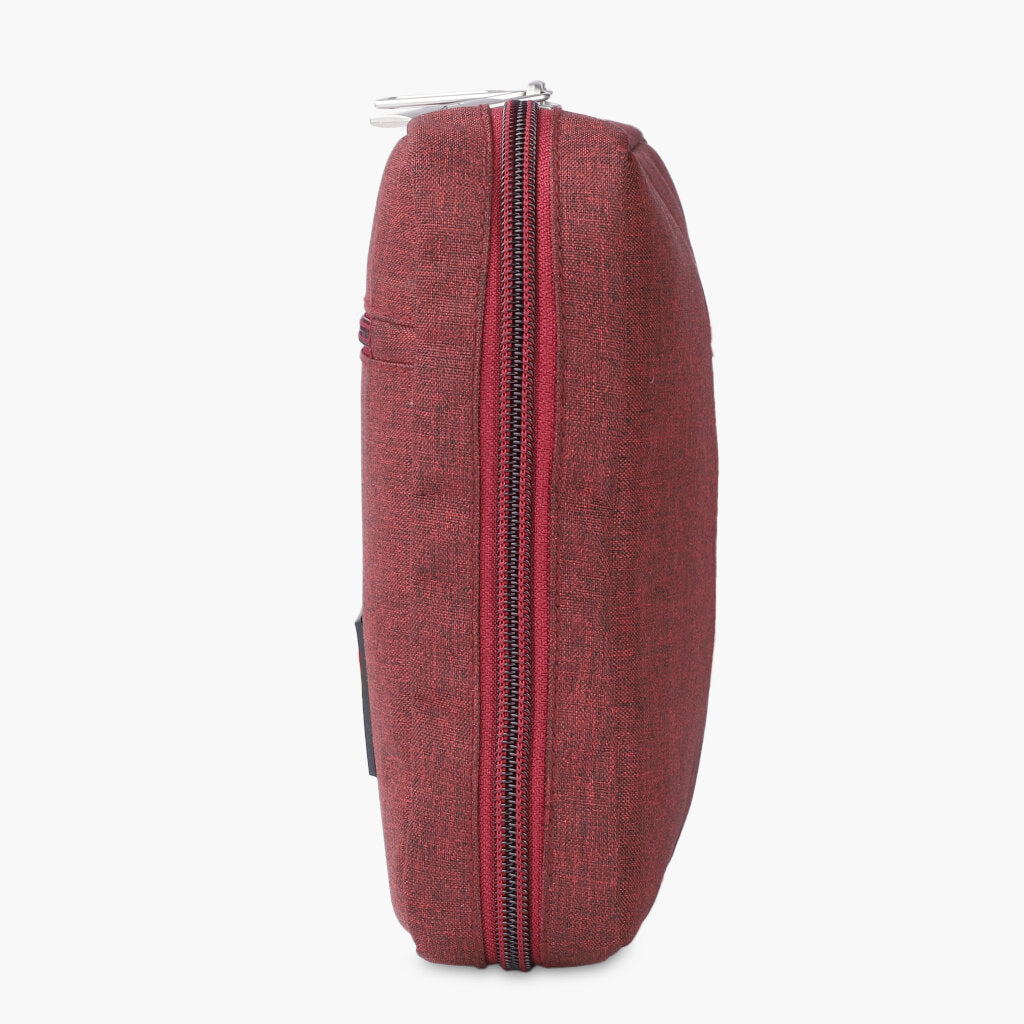 Rust Red | Protecta Mr Organiser Electronic Accessory Bag-3