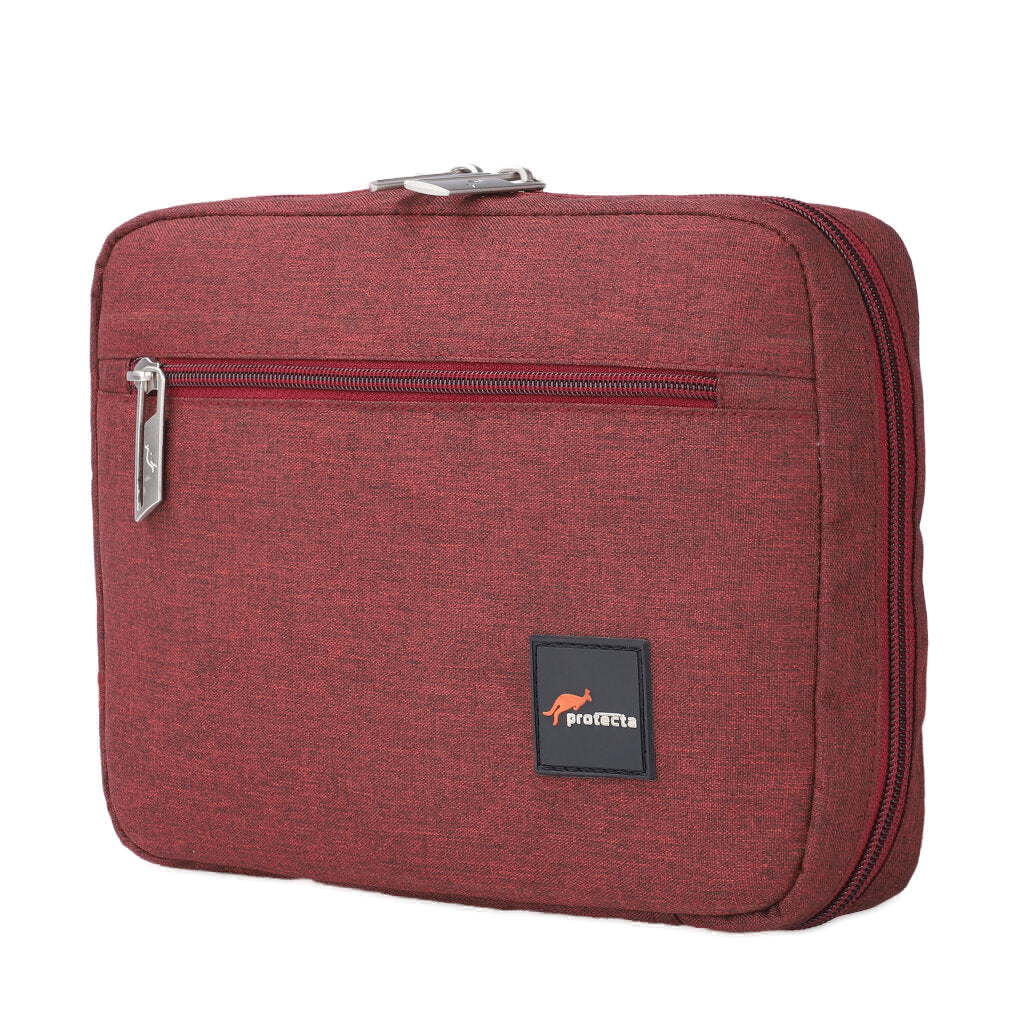 Rust Red | Protecta Mr Organiser Electronic Accessory Bag-2