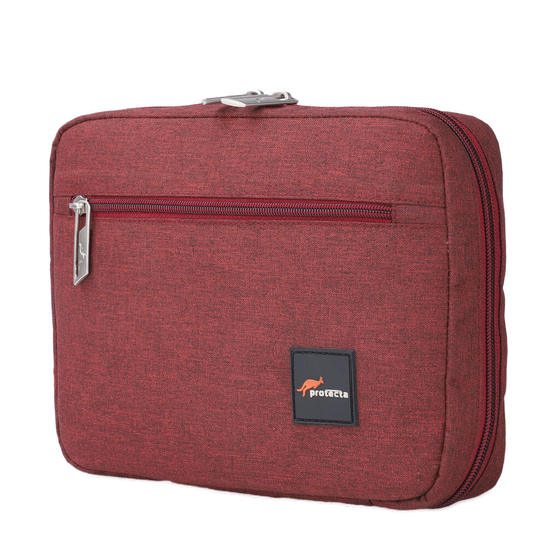 Rust Red | Protecta Mr Organiser Electronic Accessory Bag-2
