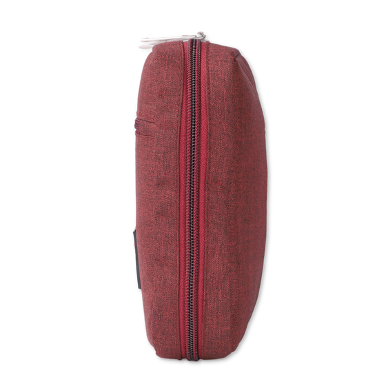Rust Red | Protecta Mr Organiser Electronic Accessory Bag-3
