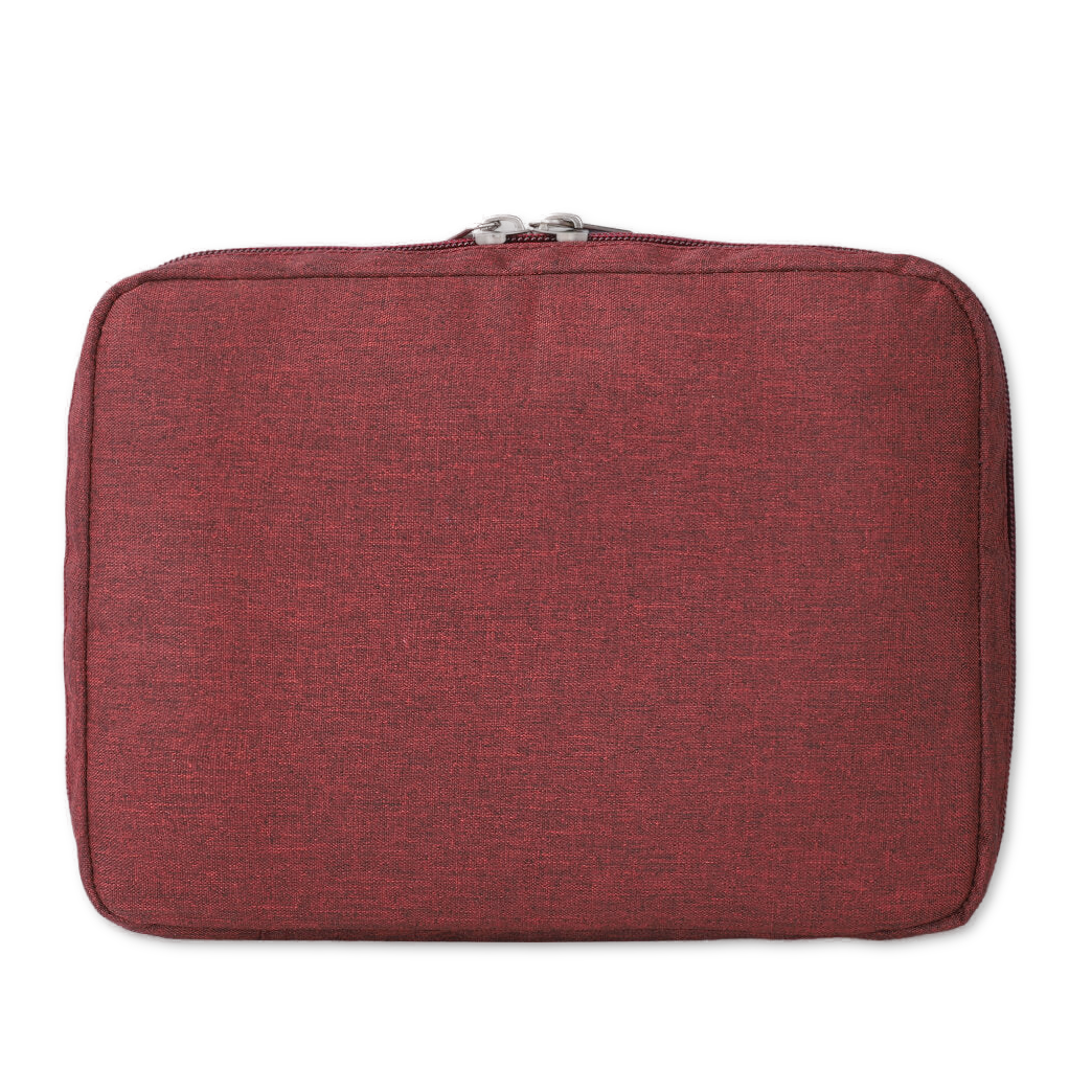 Rust Red | Protecta Mr Organiser Electronic Accessory Bag-4
