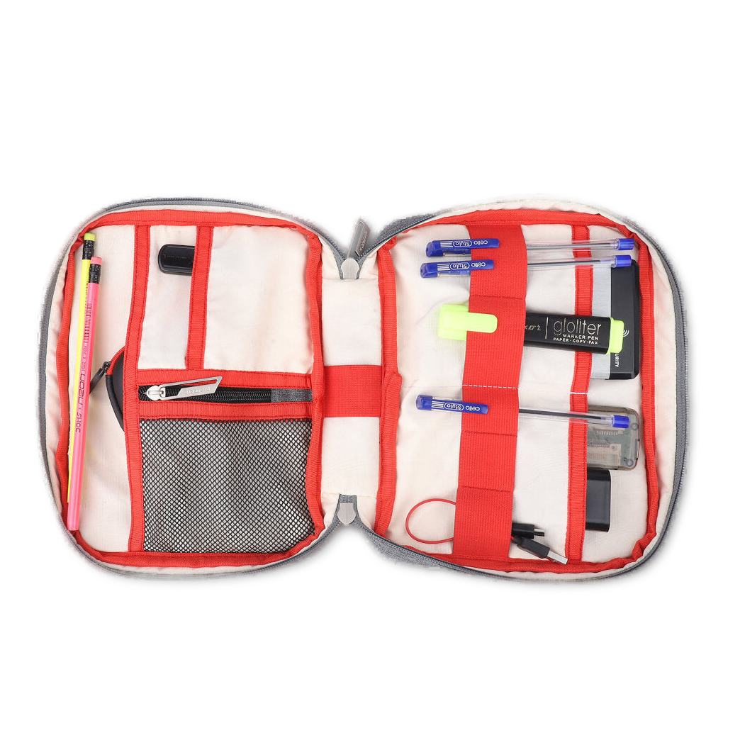 Stone Grey | Protecta Mr Organiser Electronic Accessory Bag-1