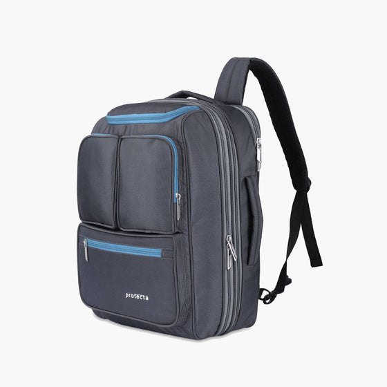Grey-Blue | Protecta Organised Chaos XL Travel Convertible Laptop Backapck-1
