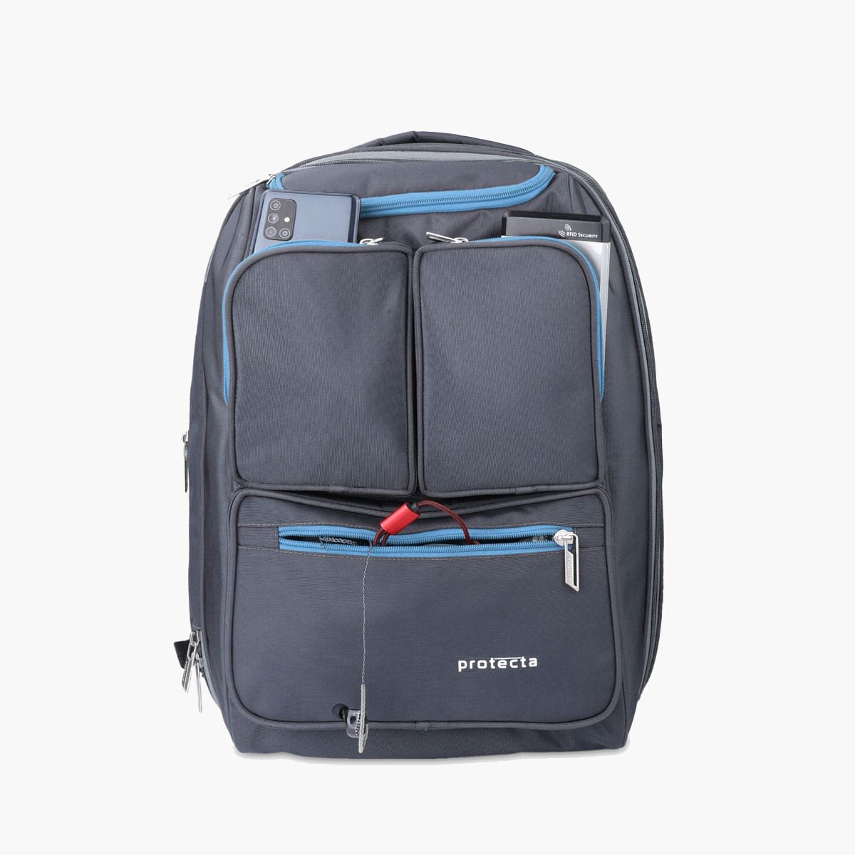 Grey-Blue | Protecta Organised Chaos XL Travel Convertible Laptop Backapck-5