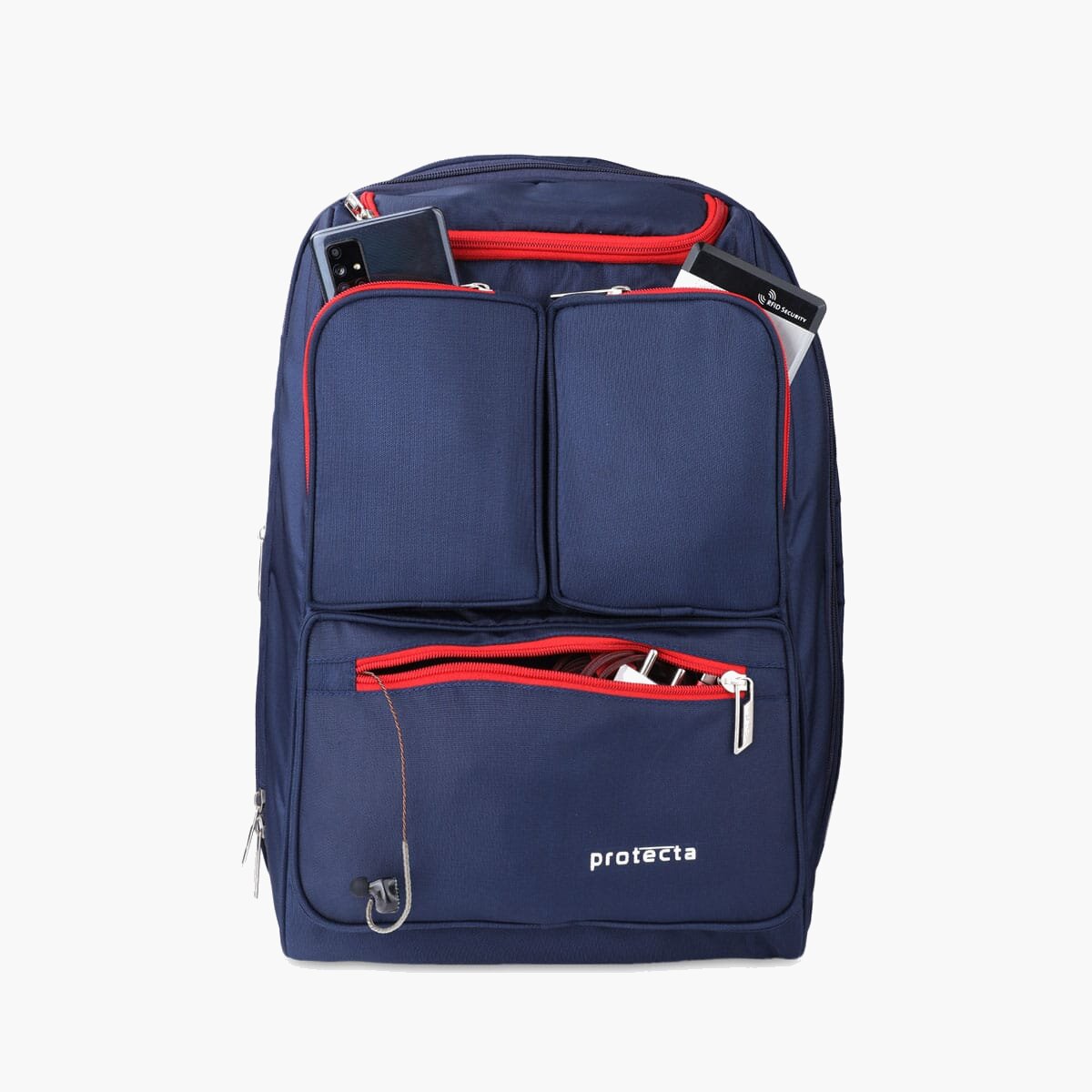 Navy-Red | Protecta Organised Chaos XL Travel Convertible Laptop Backapck-6