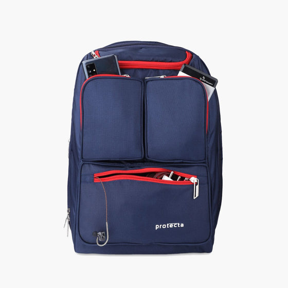 Navy-Red | Protecta Organised Chaos XL Travel Convertible Laptop Backapck-6