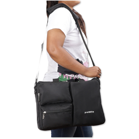 Black | Protecta Organised Chaos 2.0 Office Laptop Bag - 8