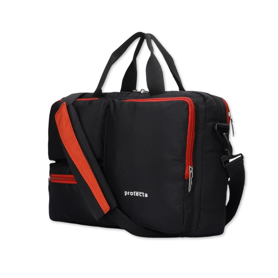 Black Red | Protecta Organised Chaos 2.0 Office Laptop Bag - 2