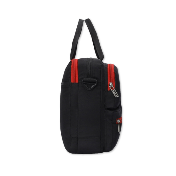 Black Red | Protecta Organised Chaos 2.0 Office Laptop Bag - 4