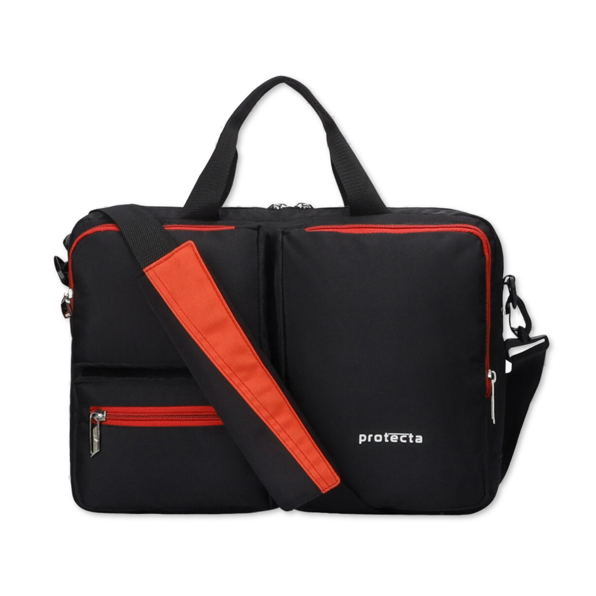 Black Red | Protecta Organised Chaos 2.0 Office Laptop Bag - 5