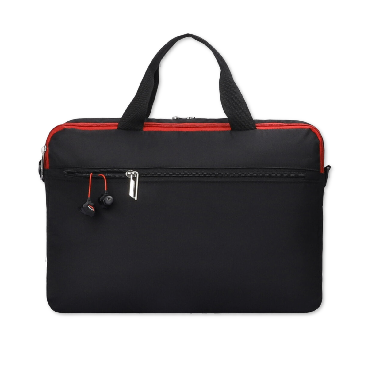 Black Red | Protecta Organised Chaos 2.0 Office Laptop Bag - 6