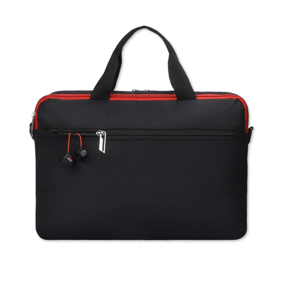 Black Red | Protecta Organised Chaos 2.0 Office Laptop Bag - 6