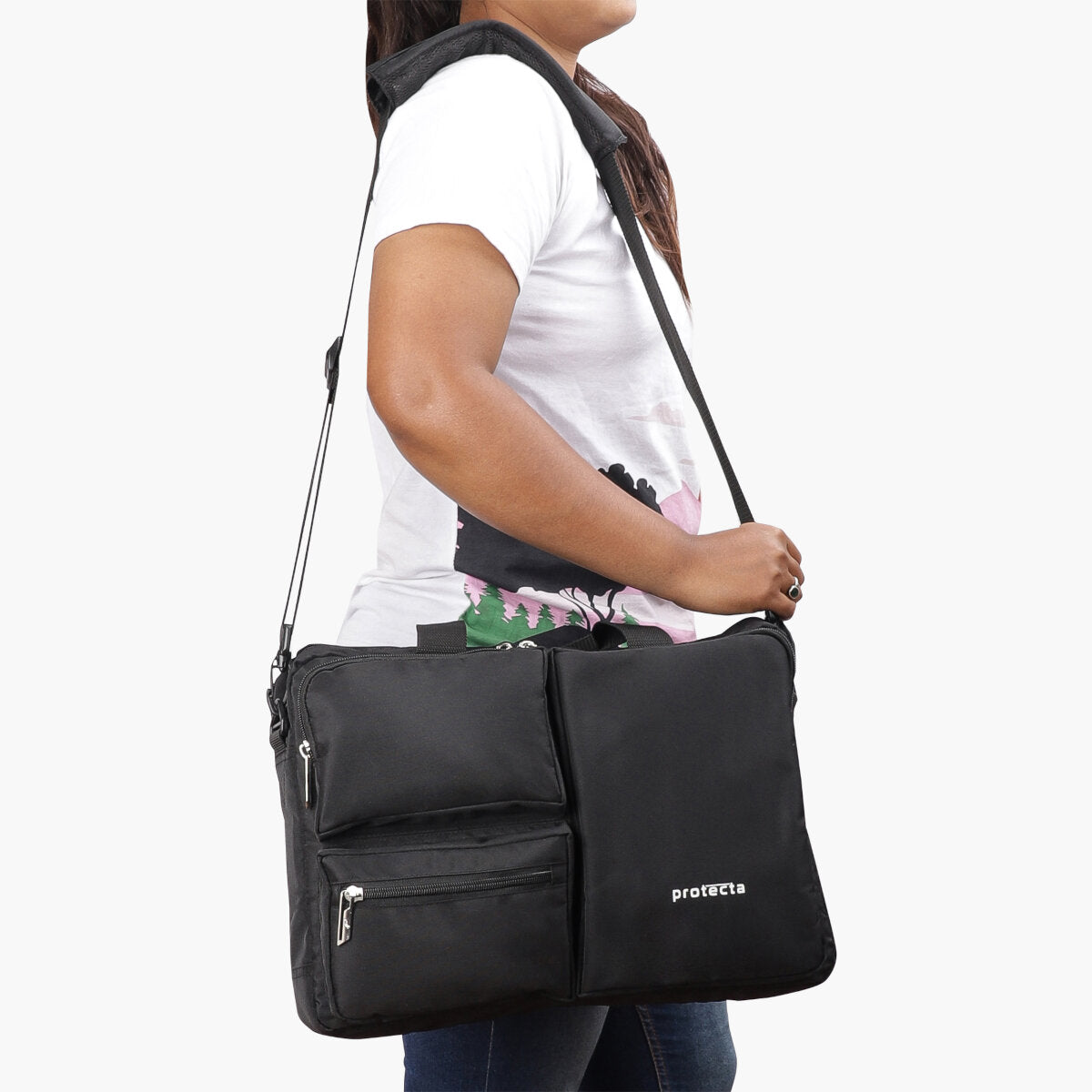 Black | Protecta Organised Chaos 2.0 Office Laptop Bag - 8