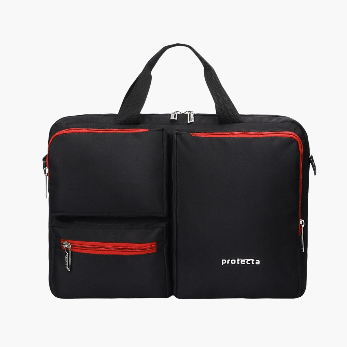 Black Red | Protecta Organised Chaos 2.0 Office Laptop Bag - Main